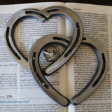 Linked Pony Shoe Hearts