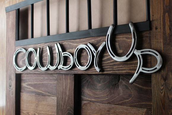 Cowboy Up Sign